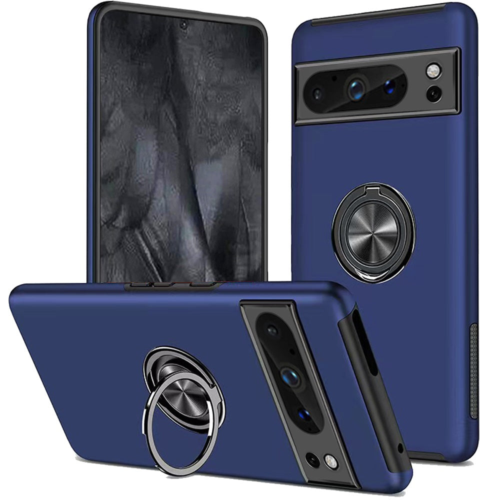 Étui hybride magnétique avec anneau invisible pour Google Pixel 8A Étui hybride magnétique avec anneau invisible pour Google Pixel 8A